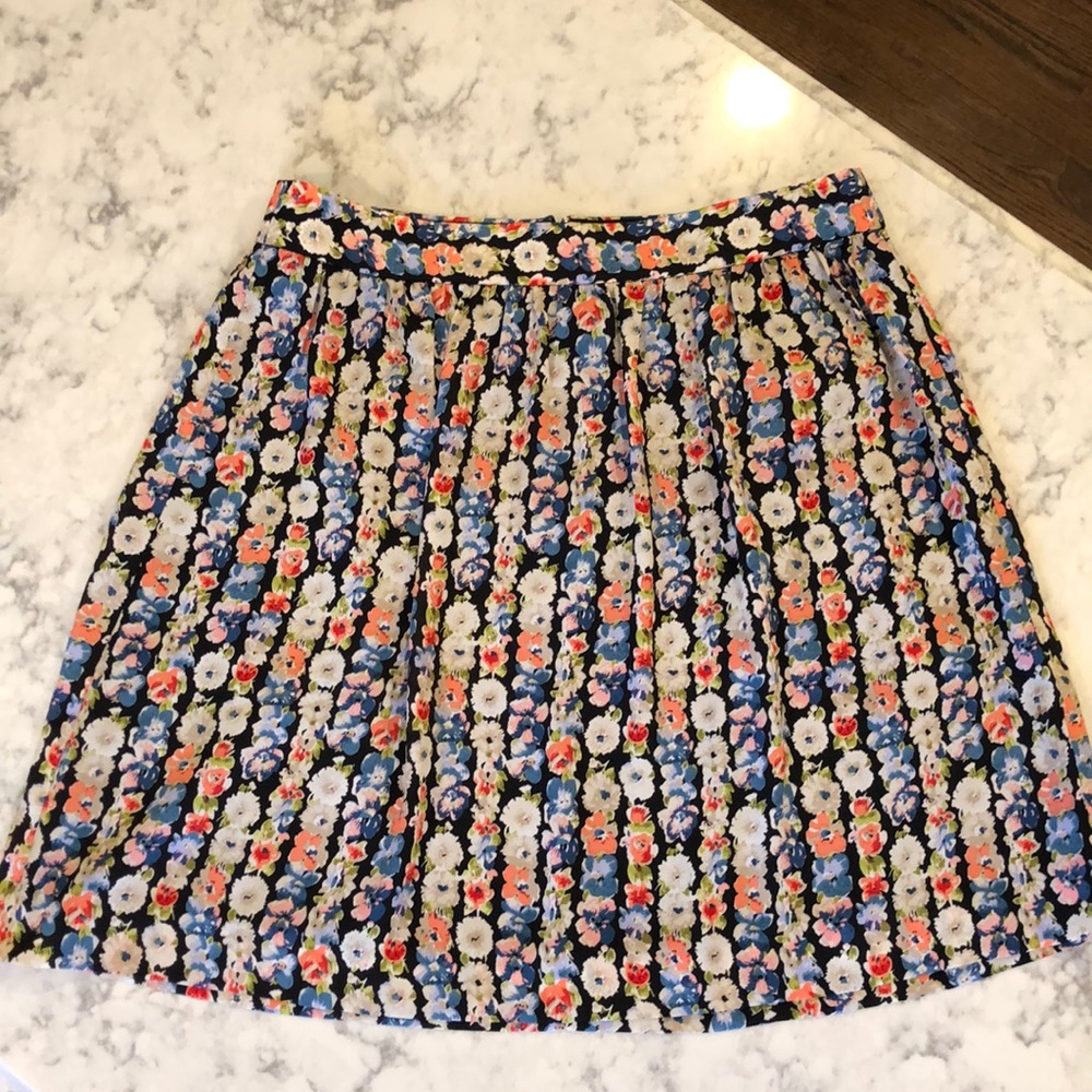 J Crew Pleated Skirt